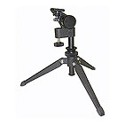 All metal table-top tripod with manual altitude slow-motion
